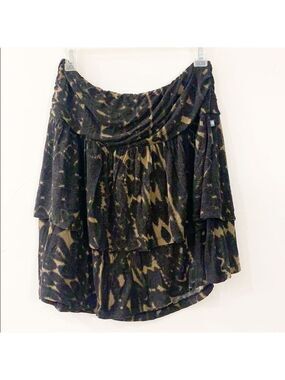 𝅺DEPT. Layered Jersey Tie Dyed Skirt.